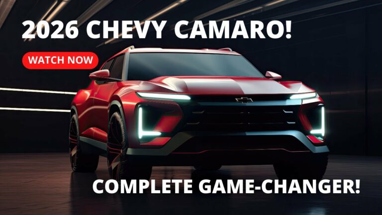 Unveiling the All-New 2026 Chevrolet Camaro: A Masterpiece of Design and Performance